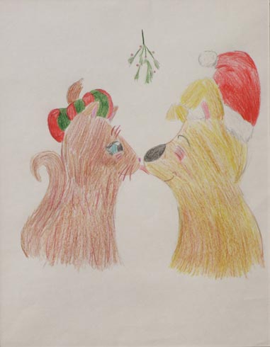 "HOLIDAY KISS" by Sarah Fichot 