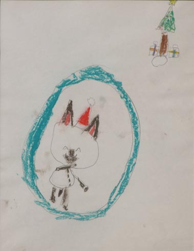 "CHRISTMAS CAT" by Robert Fichot