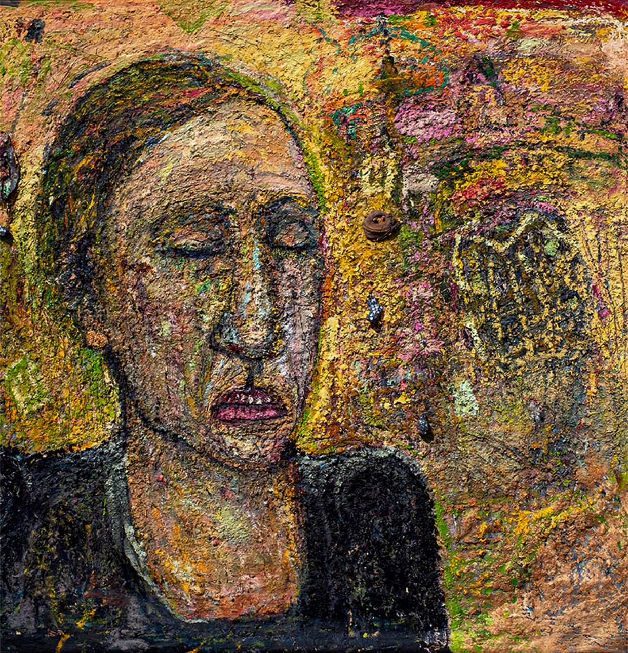 4. Miriam Beerman, Nothing has Changed, 69in x 67in, oil on canvas 4. Miriam Beerman, Nothing has Changed, 69in x 67in, oil on canvas
