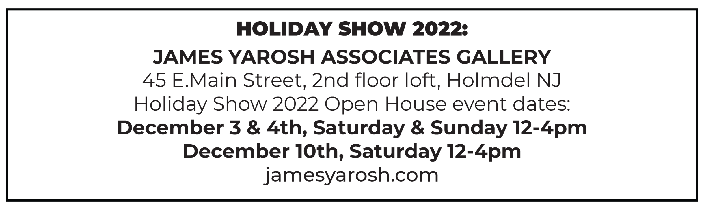 holiday show